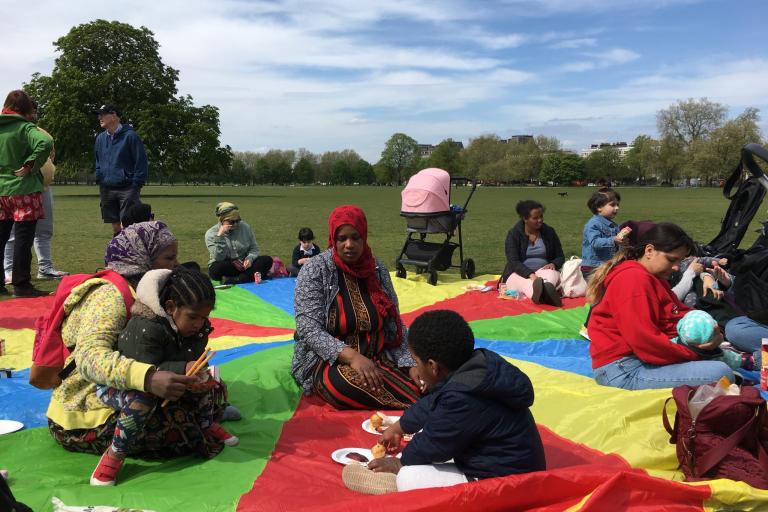 New Lambeth citizens at event in local park