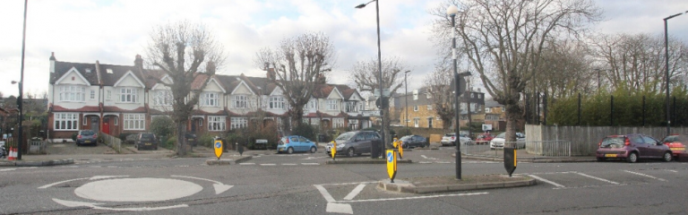 Roundabout on Rosendale Road