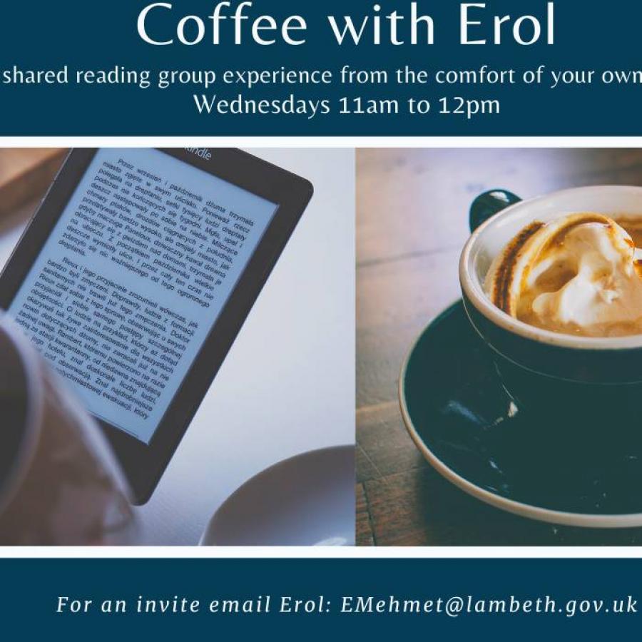 Coffee reading with Erol