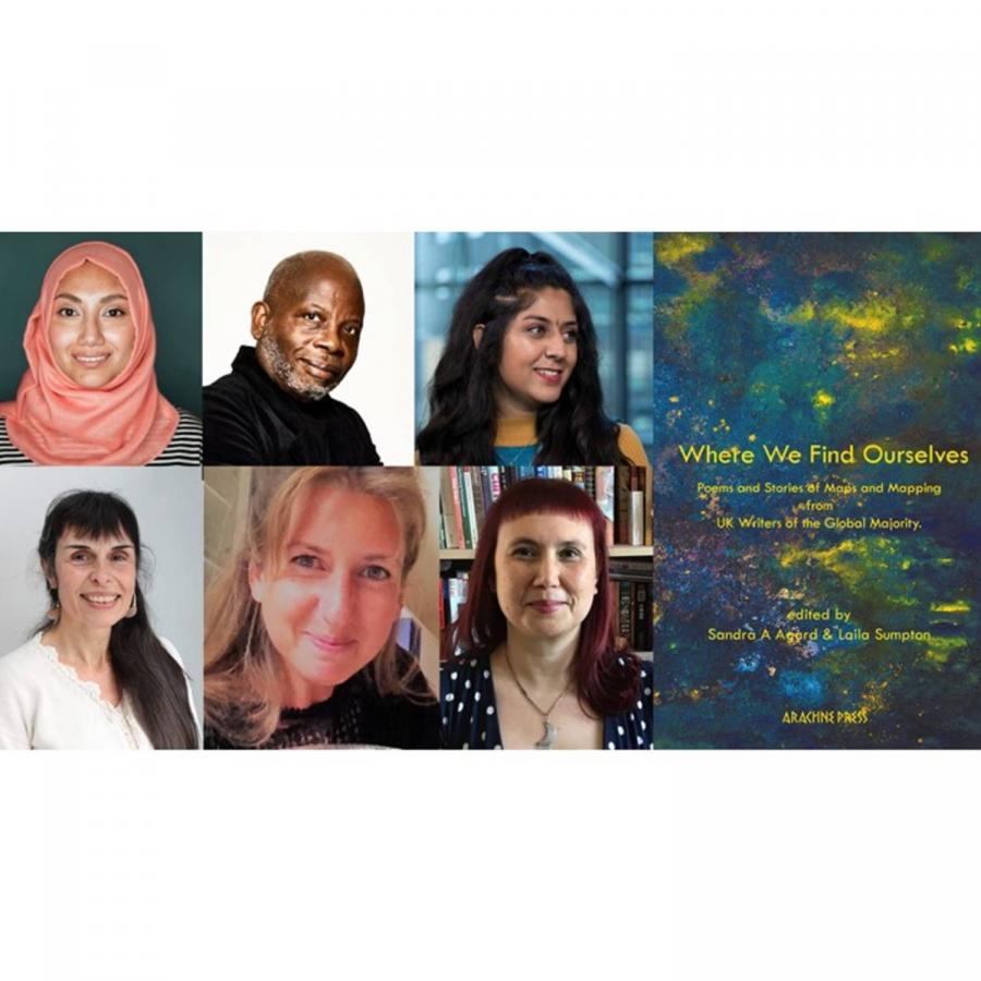 Various speakers for Where We Find Ourselves: Diaspora Poems and Stories from Arachne Press